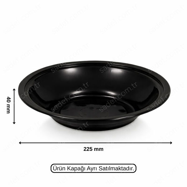 FT120 YUVARLAK PP SERVİS VE SALATA KABI  FOLYOTERM 18.5 GR 50 ADET