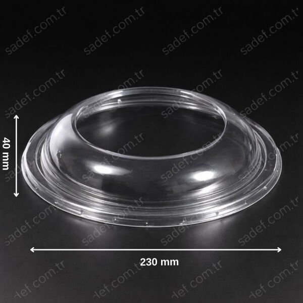 KAPAK FT121 FOLYOTERM SERVİS VE SALATA KABI ŞEFFAF 50 ADET