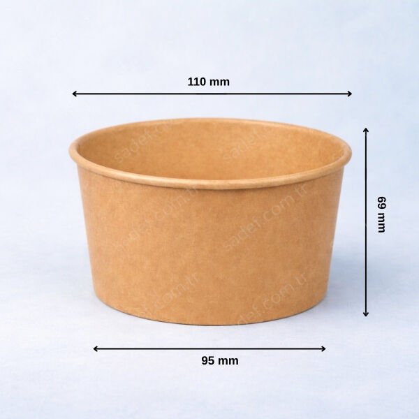 KAPAKSIZ ARNES 16 OZ BASKISIZ KARTON ÇORBA KASE KRAFT 1000 ADET