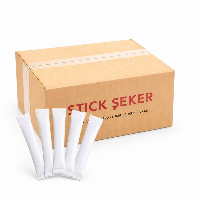 STİCK ŞEKER 3 GR ( 3 KG - 1000 AD ) MASTERPACK