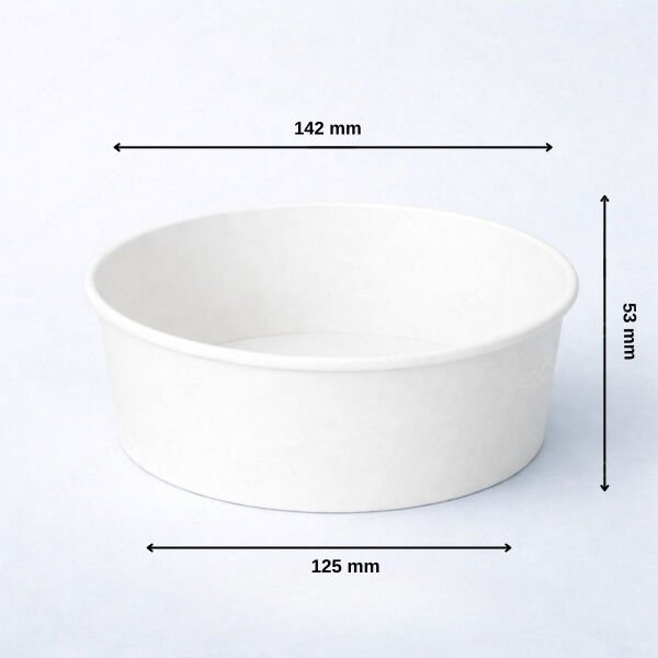 BEYAZ ARNES 500 CC BASKISIZ KARTON SALATA KASE 500 ADET