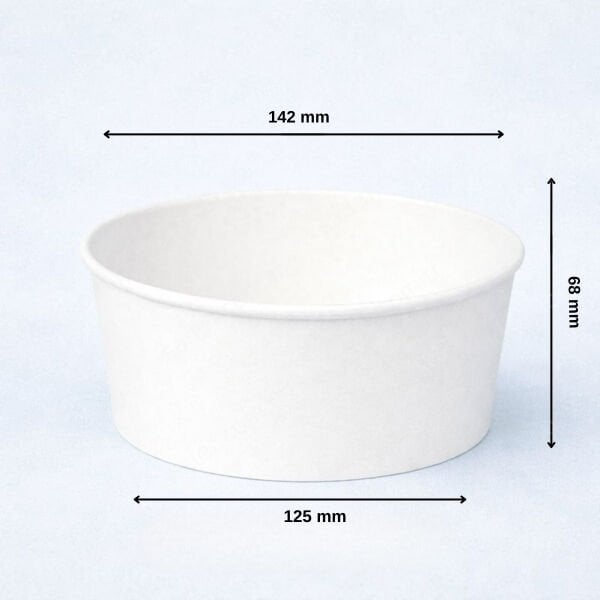 BEYAZ ARNES 750 CC BASKISIZ KARTON SALATA KASE 500 ADET