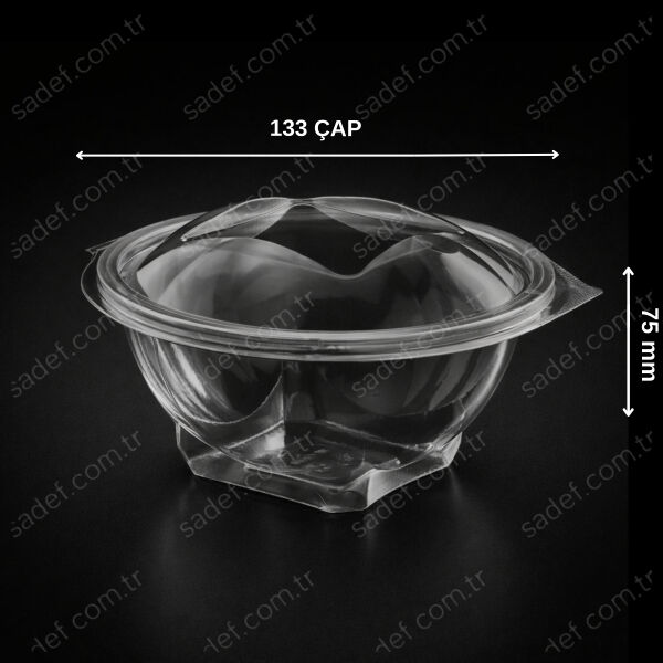 EL361 375 ML PET SALATA SIZDIRMAZ KAP 14 GR ELTRON ŞEFFAF 100 ADET