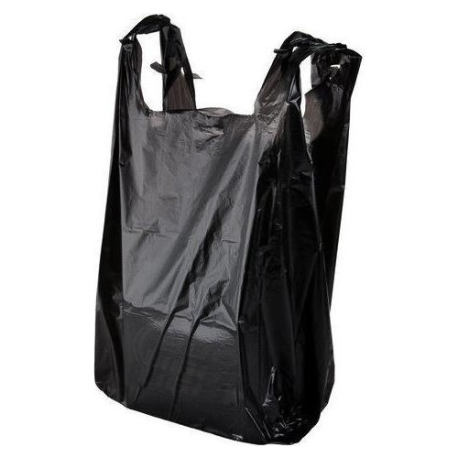 2. KALİTE SİYAH KULPLU POŞET ( 50X110 CM HANTAL BOY ) 25 KG