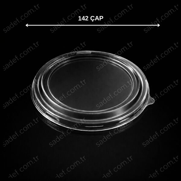 PET 142 MM KAPAK KARTON SALATA ŞEFFAF 500 ADET