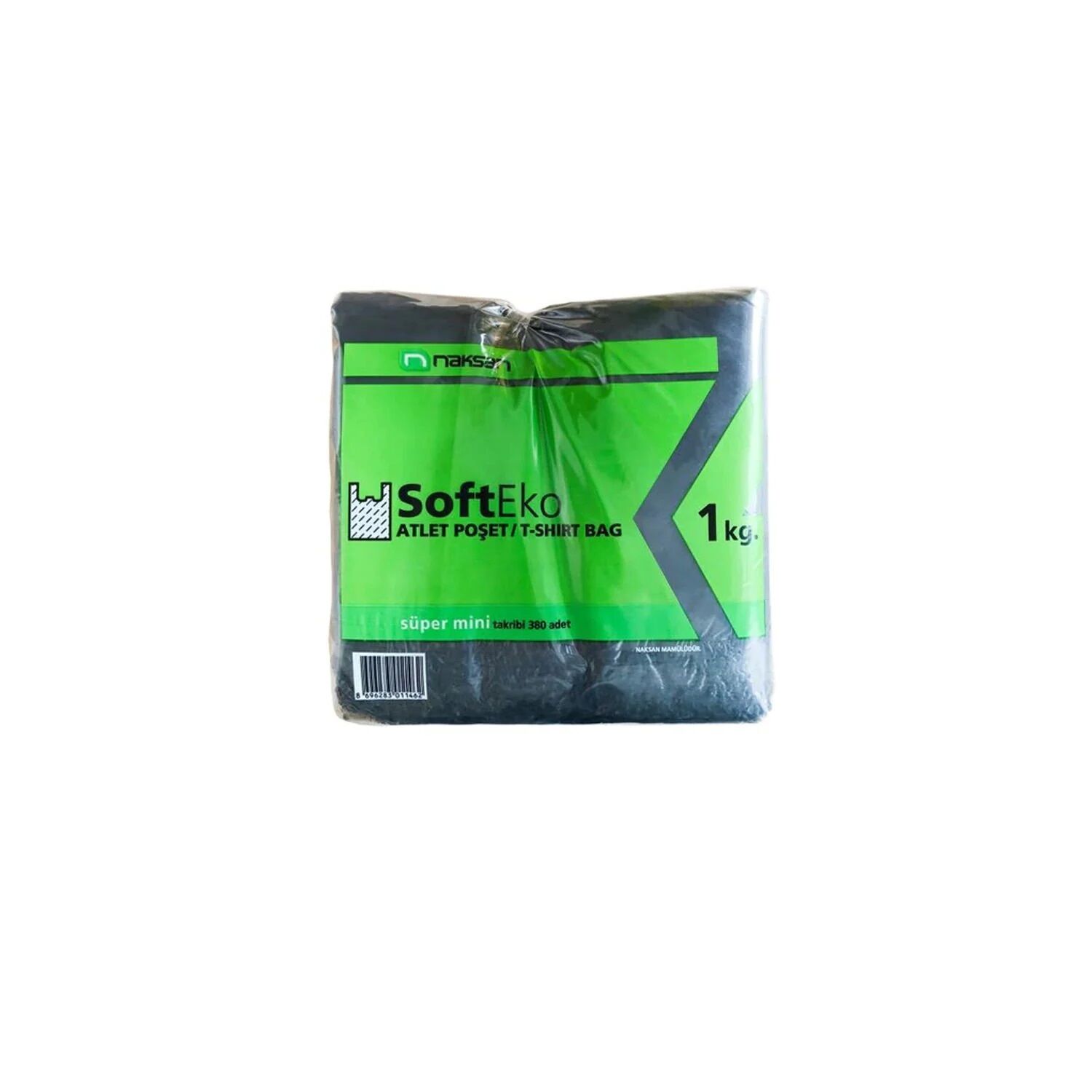 NAKSAN SOFT EKO POŞET ( 17X32 CM SÜPER MİNİ BOY ) SİYAH 10 KG