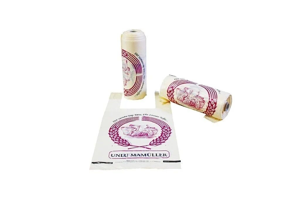BASKILI RULO POŞET ( 21X41 CM KÜÇÜK BOY ) 200X10 AD 6 KG ( UNLU MAMÜLLER )
