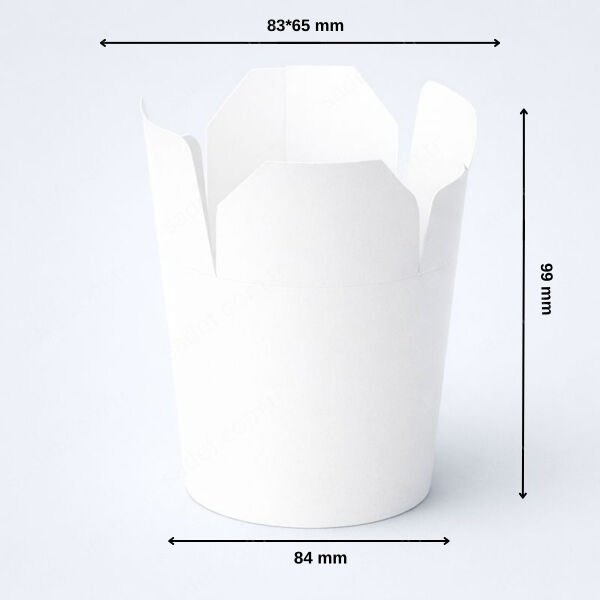 BEYAZ ARNES 16 OZ BASKISIZ KARTON LUNCH BOX 500 ADET