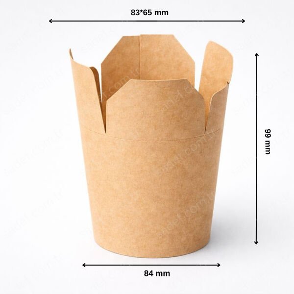 KRAFT ARNES 16 OZ BASKISIZ KARTON LUNCH BOX 500 ADET