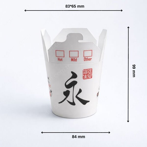 SUŞİ BASKILI ARNES 16 OZ BASKISIZ KARTON LUNCH BOX X 500 ADET