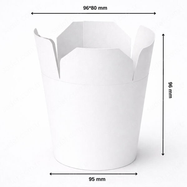 BEYAZ ARNES 26 OZ BASKISIZ KARTON LUNCH BOX 500 ADET