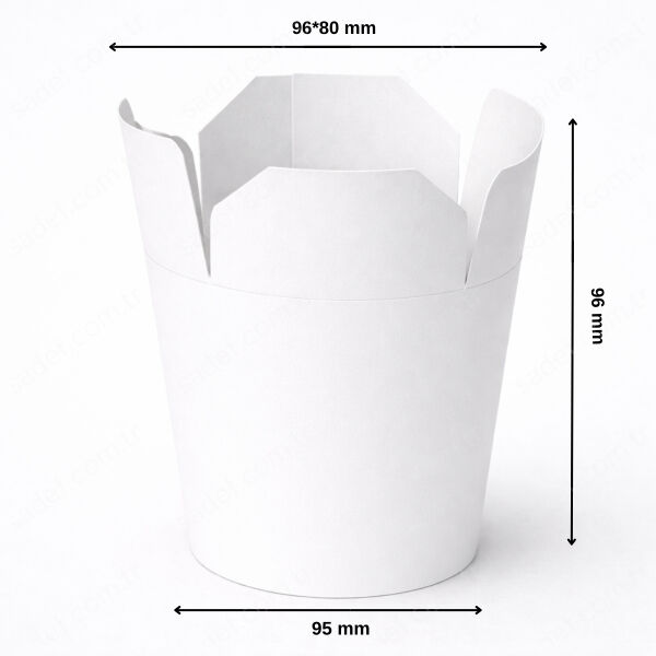 BEYAZ NOODLE BOX 26 OZ ( 750 ML ) KARTON ARNES 500 ADET
