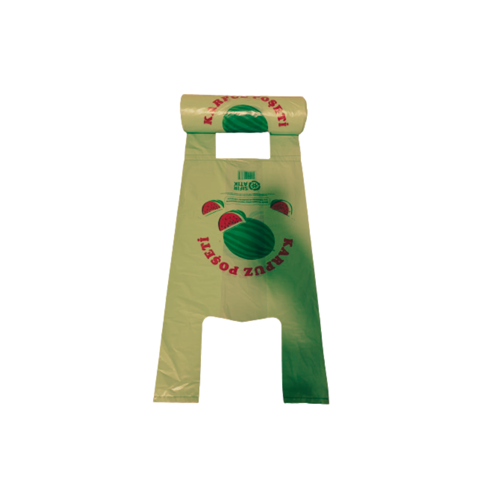 KARPUZ BASKILI RULO POŞET ( 25X50 CM KARPUZ BOY ) 200X10 AD 8,5 KG