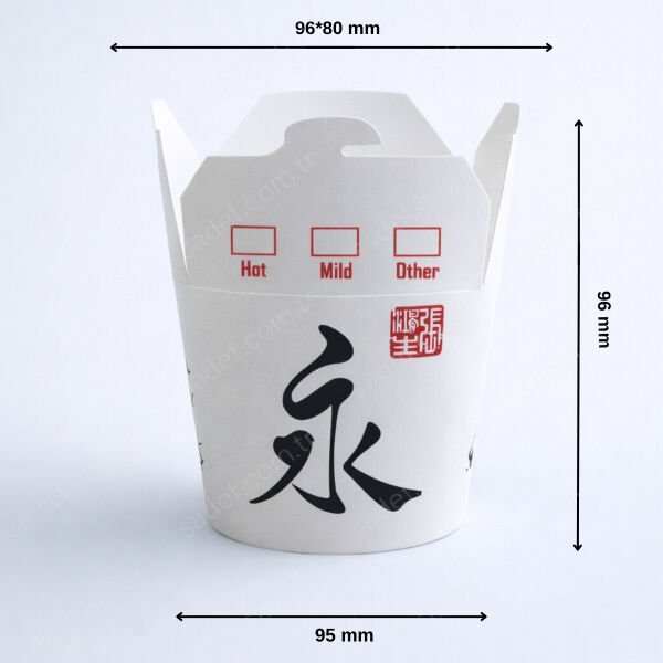 SUŞİ BASKILI ARNES 26 OZ  KARTON LUNCH BOX 500 ADET