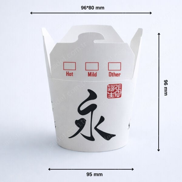 SUSHI BASKI NOODLE BOX 26 OZ ( 750 ML ) KARTON ARNES 500 ADET