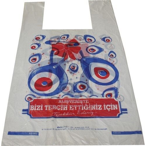 BASKILI POŞET ( 25X47 CM ORTA BOY ) 150X10 AD ( NAZAR )