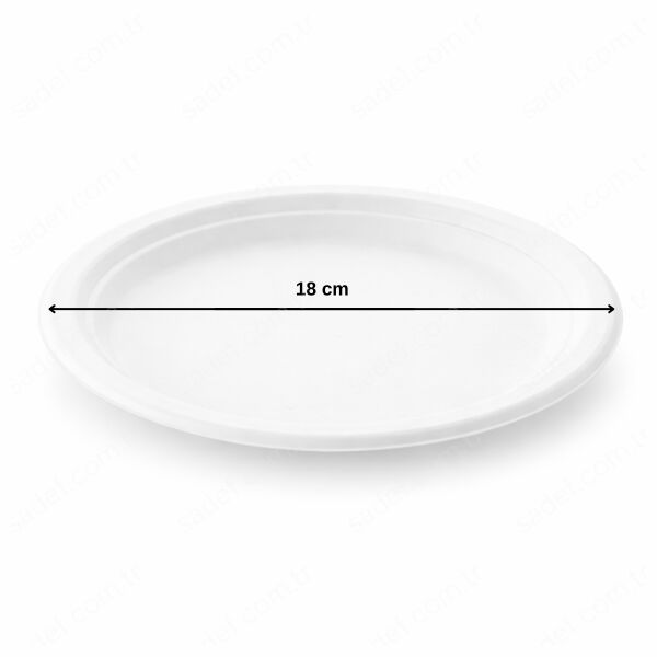 18 CM EKOLOJİK TABAK 50 ADET