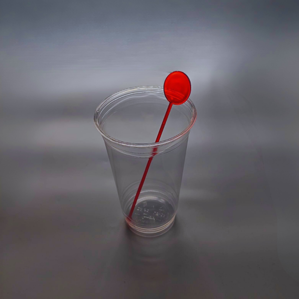 20 CM  YUVARLAK KOKTEYL KARIŞTIRICI 50 ADET KIRMIZI