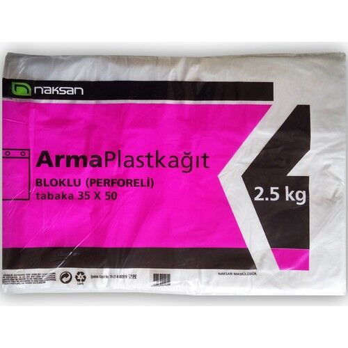 PLAST KAĞIT PERFORELİ 35X50 CM ŞEFFAF 25 KG