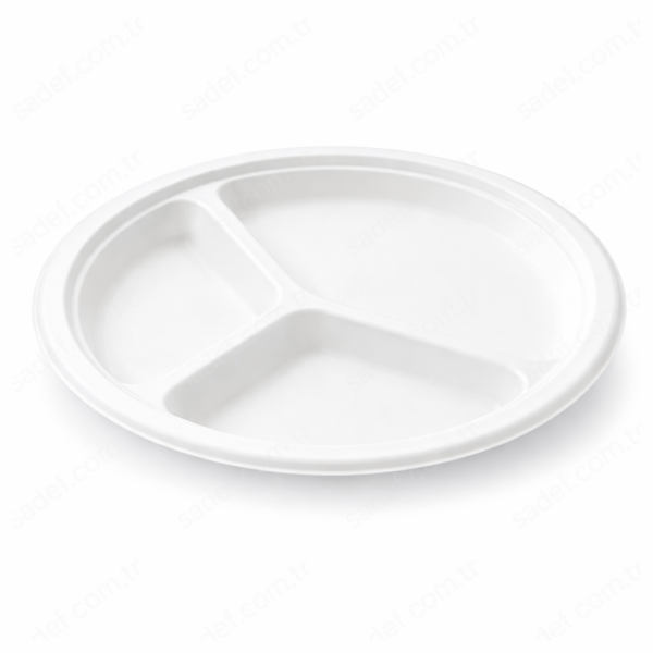 26 CM 3 BÖLMELİ EKOLOJİK TABAK 50 ADET