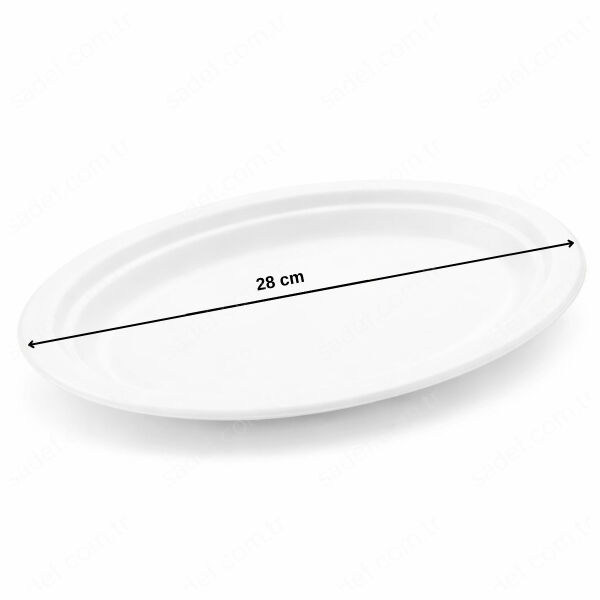 OVAL EKOLOJİK TABAK 50 ADET
