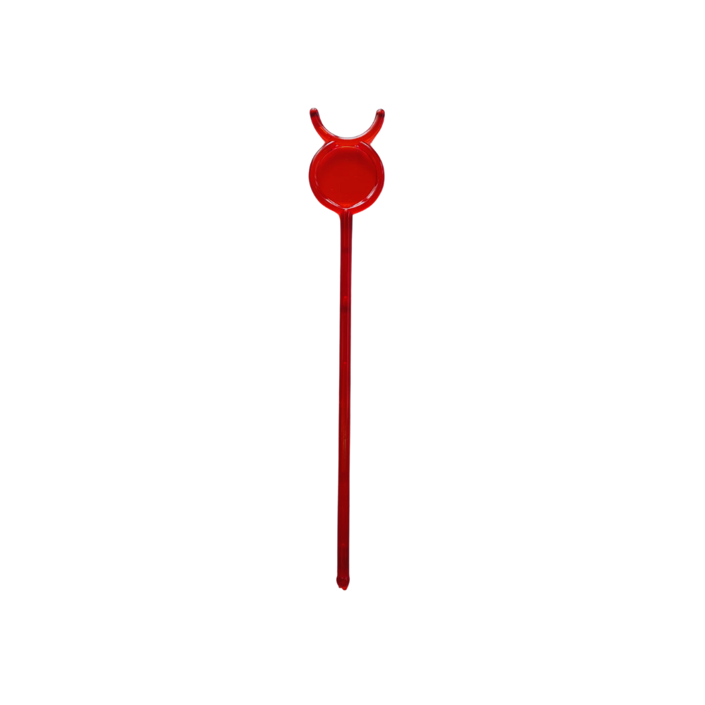 19 CM BOYNUZLU KOKTEYL KARIŞTIRICI 50 ADET KIRMIZI X 40 PAKET