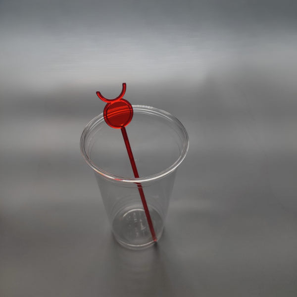 19 CM BOYNUZLU KOKTEYL KARIŞTIRICI 50 ADET KIRMIZI X 40 PAKET