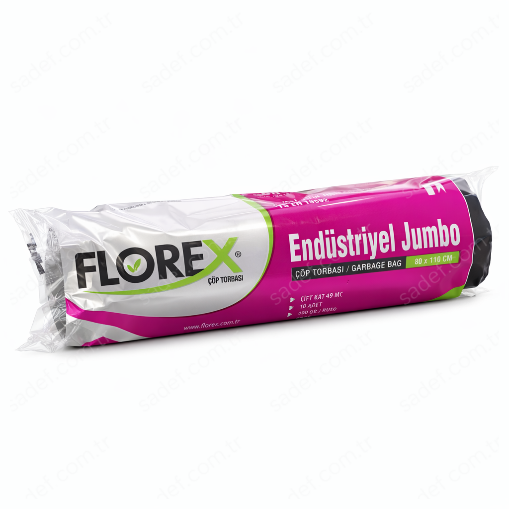 514 MAVİ END JUMBO ÇÖP POŞET 400 GR 10X20 AD 8 KG 49 MC