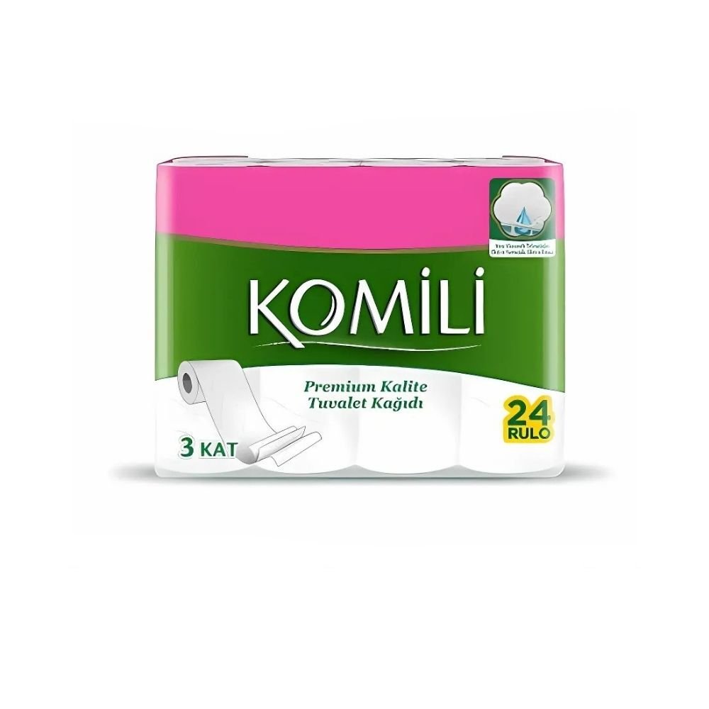3 KATLI 72 Lİ KOMİLİ ULTRA TUVALET KAĞIDI 24 RL X 3 PKT