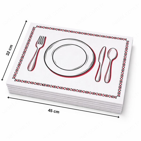 BEYAZ KUŞE AMERİKAN SERVİS 32X45 CM 100 AD X 10 PAKET