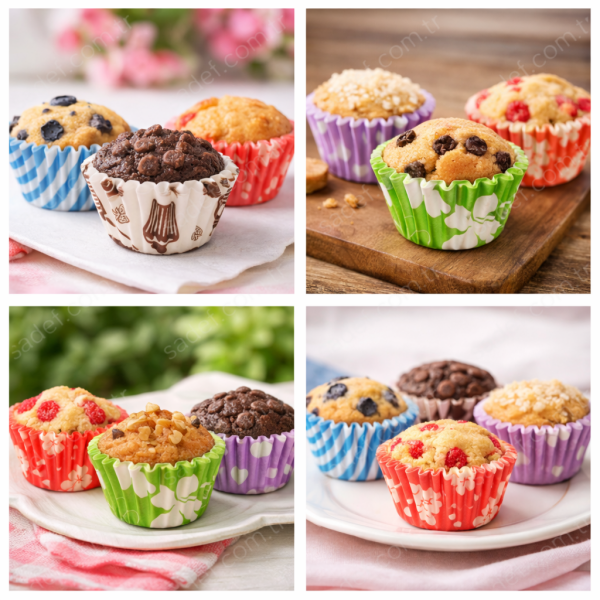 MİNİ KEK KAPSÜL MUFFİN İNCE 6 CM 100 ADET X 12 PAKET