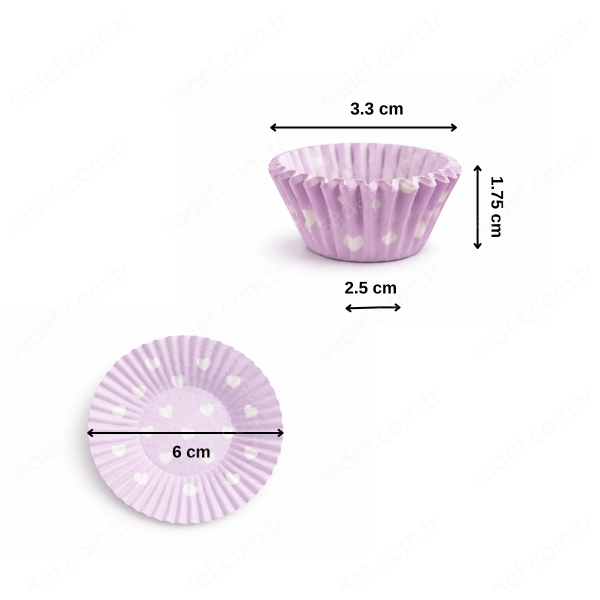 MİNİ KEK KAPSÜL MUFFİN İNCE 6 CM 100 ADET X 480 PAKET