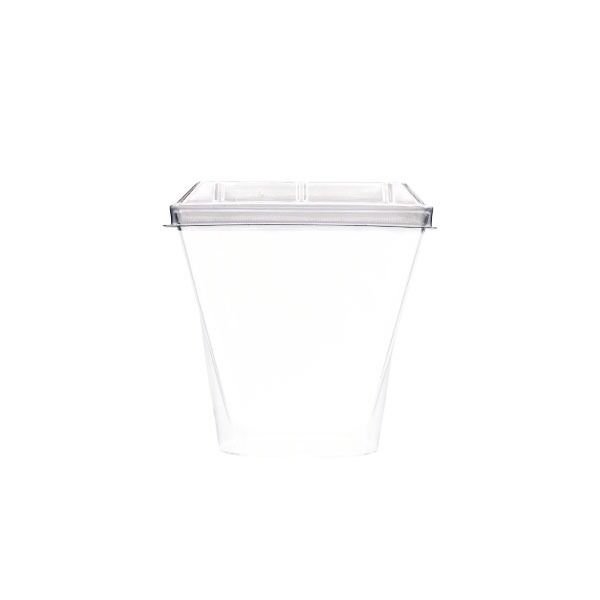 LD-24 DÜZ KAPAK 74X74 MM ( MC24 KAPAĞI ) ŞEFFAF 1440 ADET