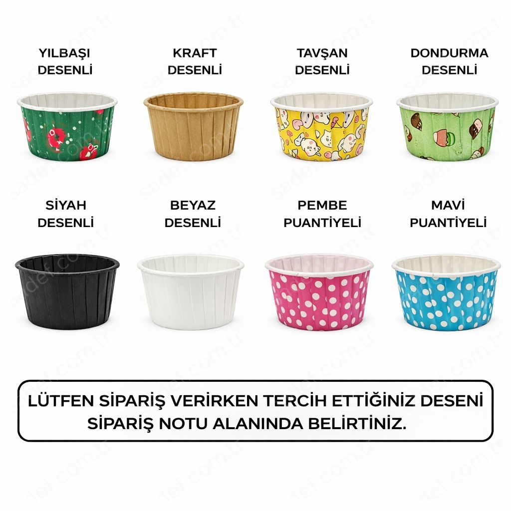 XL - MUFFİN KEK KAPSÜLÜ 50 AD X 30 PAKET